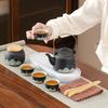 Chaxun Black Pottery Travel Tea Set
