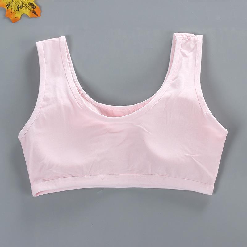 Girls Cotton Training Bra Teenage Girls Bra Soft Padded Kids Underwear