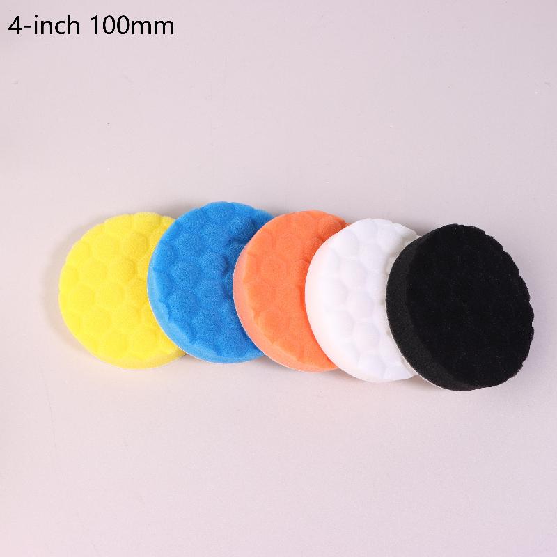 

3/4/5/6/7 дюймов 5 шт. Набор полировальных подушечек для автомобиля Самоклеящийся полировальный круг Губки для воскования автомобиля Инструмент для чистки ухода за автомобилем 2025