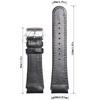 22mm Skórzany Pasek do Zegarka Pasuje do Suunto X-Lander Military Watch Opaska na Nadgarstek Męska xlander Czarne Akcesoria do Zegarka