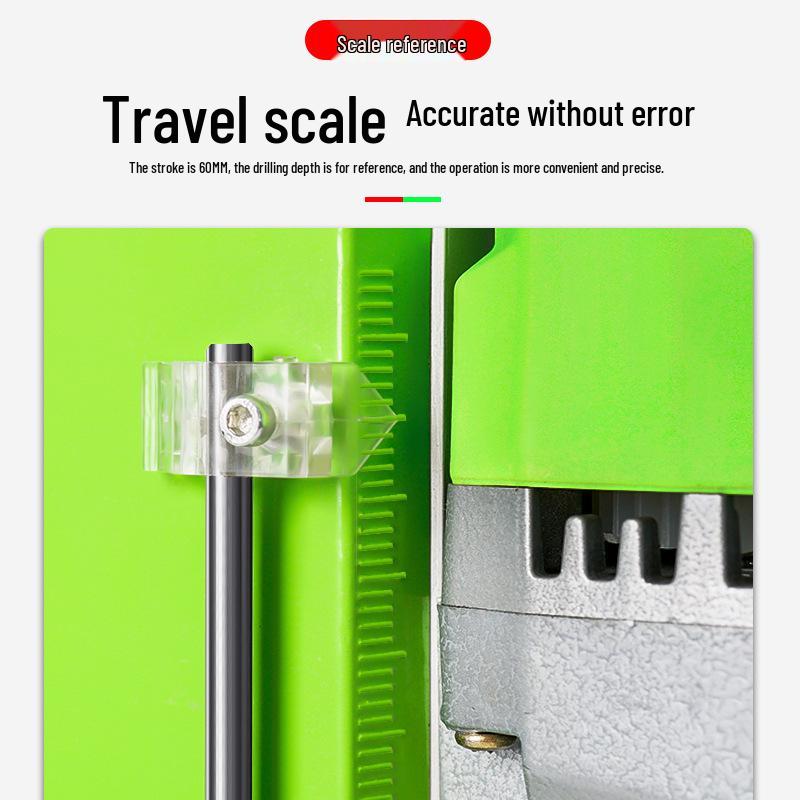 220V Micro Mini Bench Drill and Milling Machine: Multifunctional Small Table Lathe for Household and Industrial Use