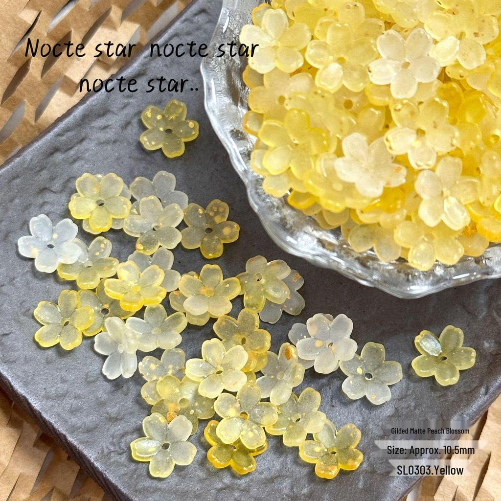 Acrylic Sakura Flower Beads: DIY Retro Hairpin Accessories