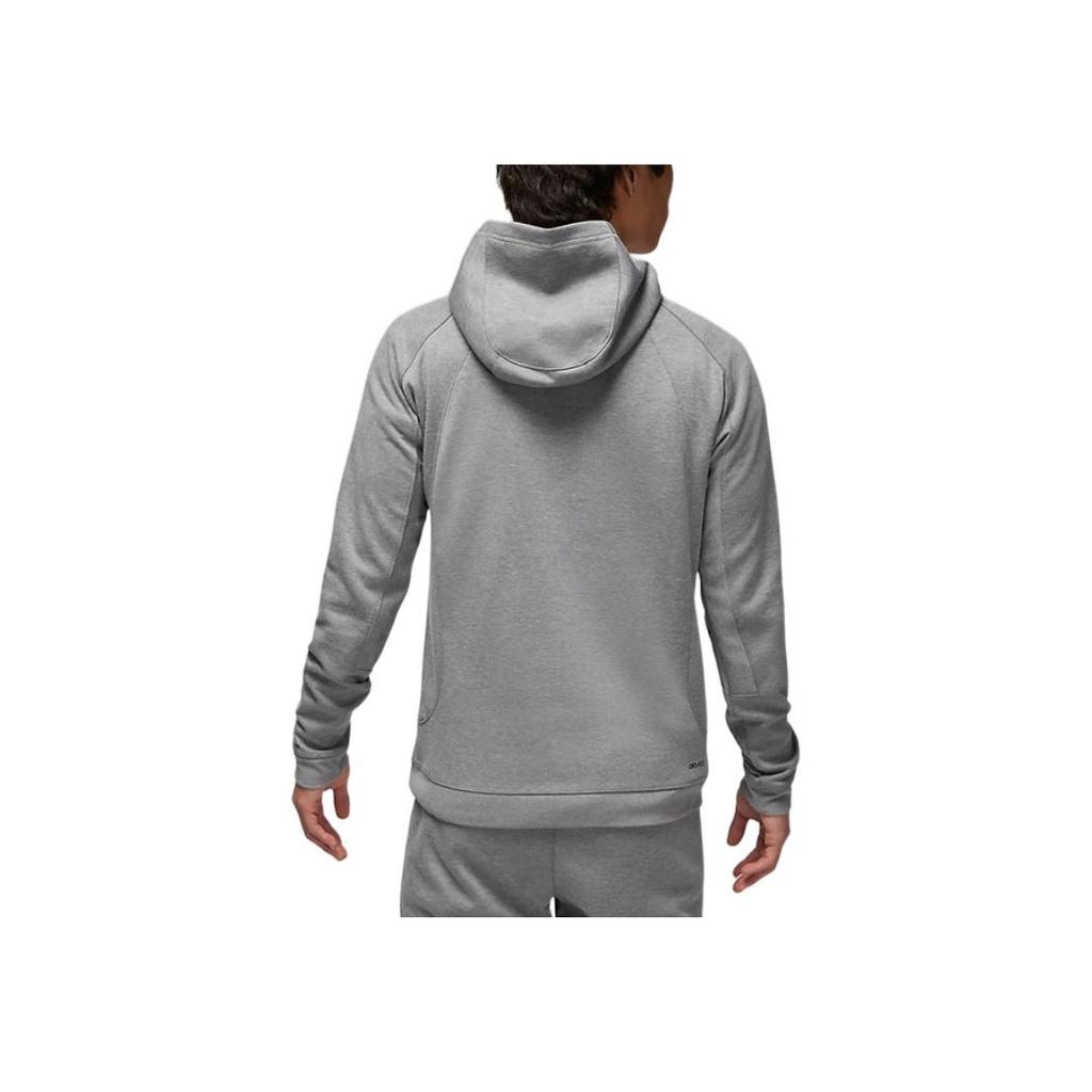 Jordan Pattern Logo Zip Hoodie Jacket Men Outerwear Dark-Grey DV9784-063