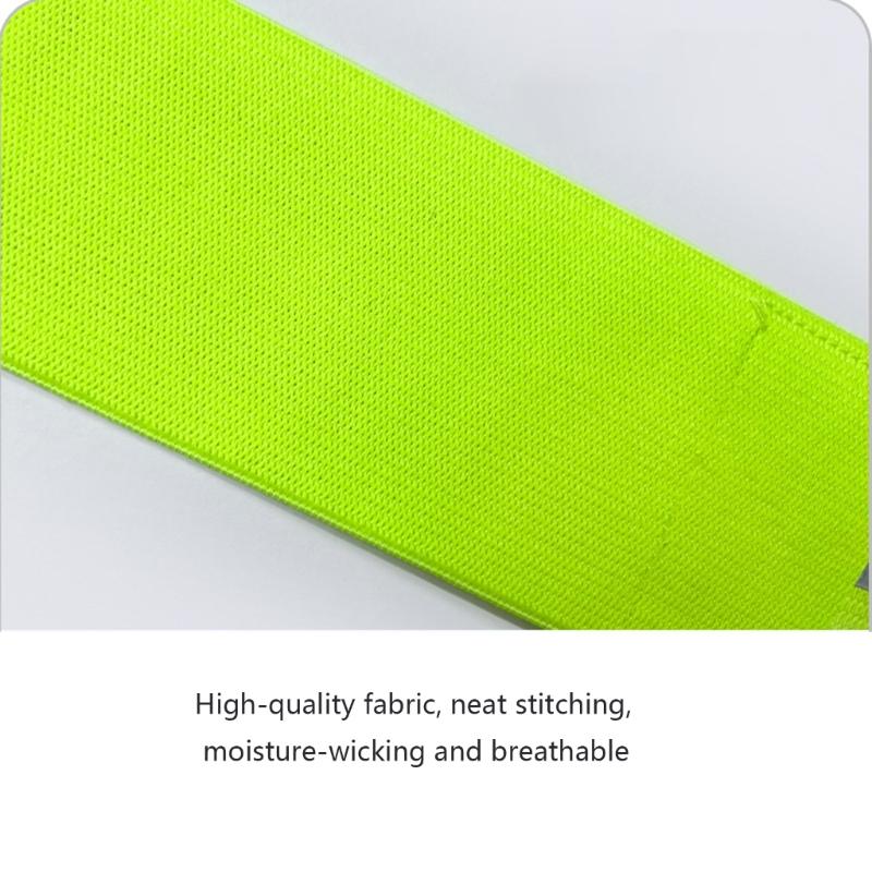 Adjustable Reflective Wristband Safety Wrist Strap with Twills Pattern for Outdoor Cycling Adventure and City Commuting