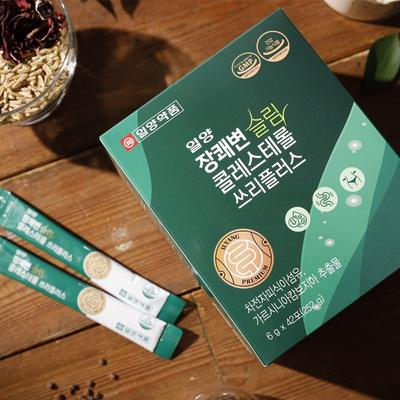 Ilyang Jangkwebyeon Slim Cholesterol Three Plus 3 Weeks/6 Weeks, Choose 1 Garcinia Psyllium Husk Dietary Fiber, 252g, 1 Box