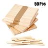 100Pcs/Set Popsicle Sticks Natural Wooden Pop Popsicle Sticks 11.4CM Length Wood Craft Ice Cream Sticks Popsicl Accesorios