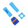 with Windscreen Anti Slip Ring Microphone Handle Sleeve Mic Protection Cover  for KTV Home Karaoke
