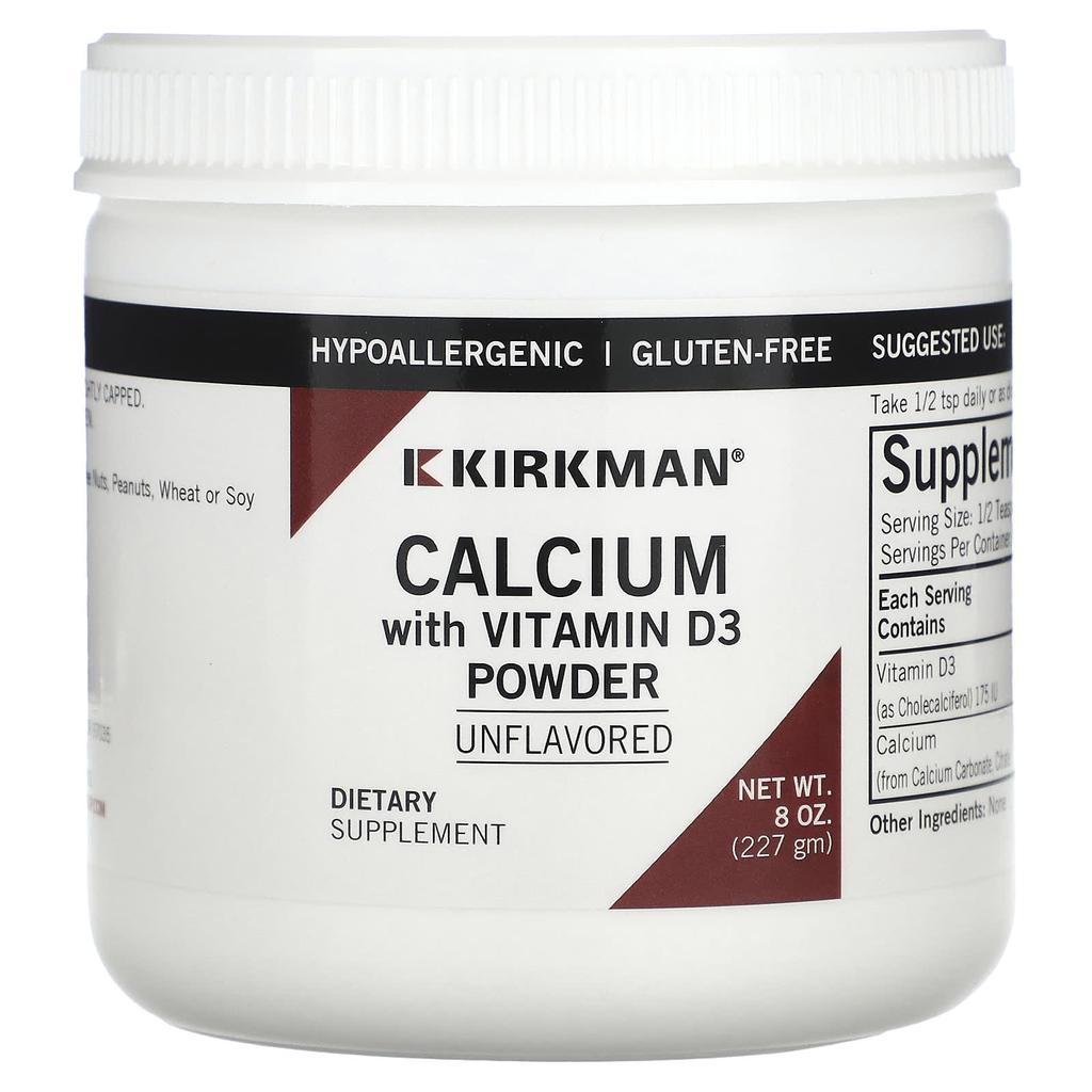 Calcium with Vitamin D3, Unflavored, 227G (8Oz)
