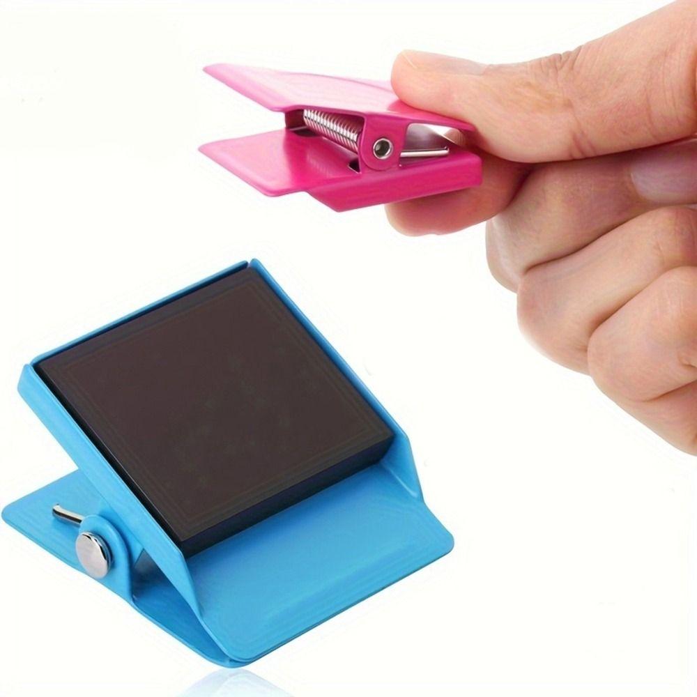 10PCS Metal Magnetic Paper Clip Colorful Memo Clips Durable Round Photo Clips  School