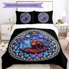Royal Otter Kingdom Pattern Bedding,Quilt Set Quilt Cover Pillowcase Home Birthday Gift (1 * Duvet Cover + 2 * Pillowcase, Without Core)