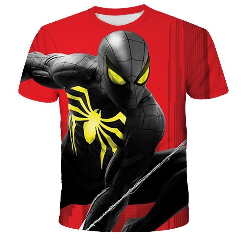 

Potdemiel T-Shirt Superhero Spiderman 3d Printed Streetwear Kids Adults Fashion Oversized T Shirts Kids Boys Girls Tops Clothing S
