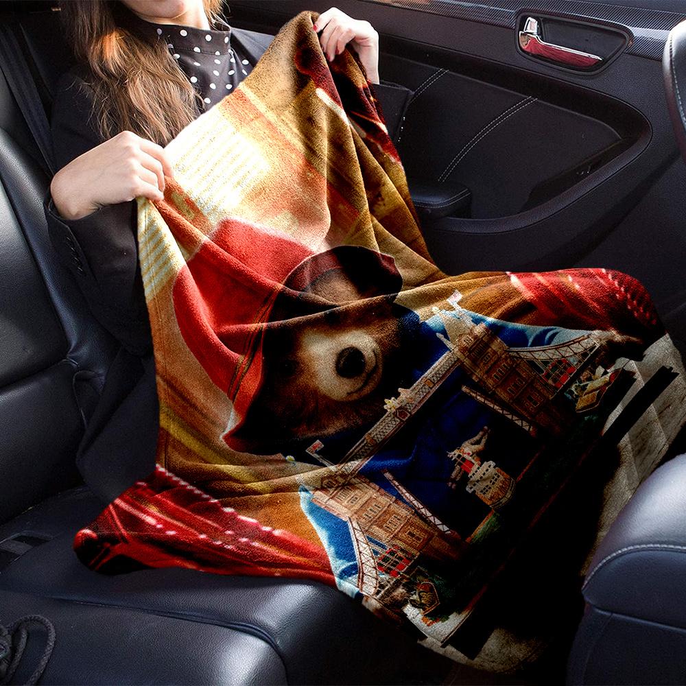 Paddington Bear Blanket, High quality Comfortable for All Seasons, Home Decor, Warmth and Comfort