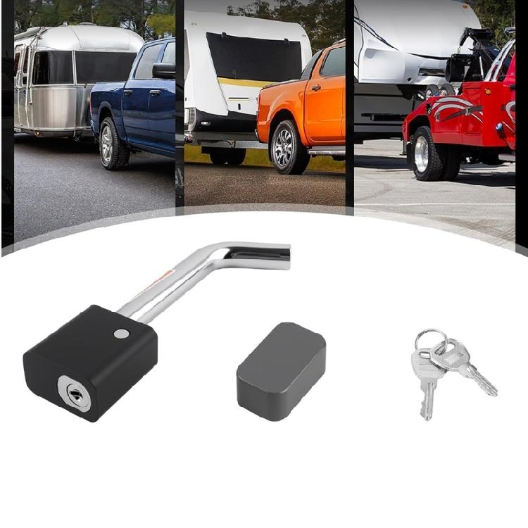 Anti Theft Trailer Hitch Pin Lock With Dust Cover For 2 Inch And 2.5 Inch Receivers Long Lasting Performances On Various Vehicles