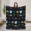 BAD BUNNY TOUR 2025 Blankets Coral Fleece Plush Winter Multi-function Lightweight Thin Throw Blankets for Bed Outdoor Bedspread