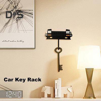 An der Wand montierter Schlüsselhalter in Autoscheinwerferform, Schlüssel-Rack, einfache Installation, Schlüsselanhänger-Organizer, Wohnkultur