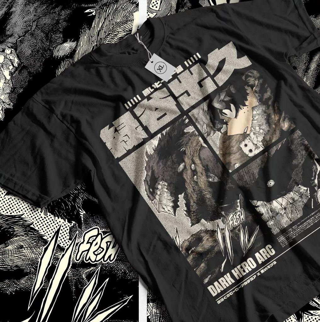 Deku T-Shirt Izuku Midoriya My Hero Academia bakugou Anime Gift Shirt All Size