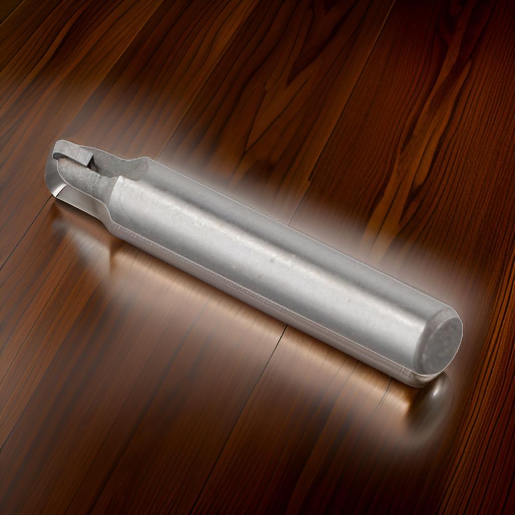 Heavy Duty Milling Cutter for Woodwork 2 Flute Round Bottom 1/4 1/2 Shank