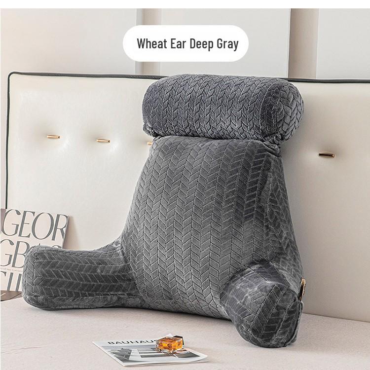 Comfortable Reading Pillow with Lumbar & Neck Support for Dorms, Bay Window, or Bed.