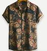 Fashion Short Sleeve Men's Shirts Summer Casual Tops Beach Party Vacation Shirts Outdoor Men's and Women's Shirt