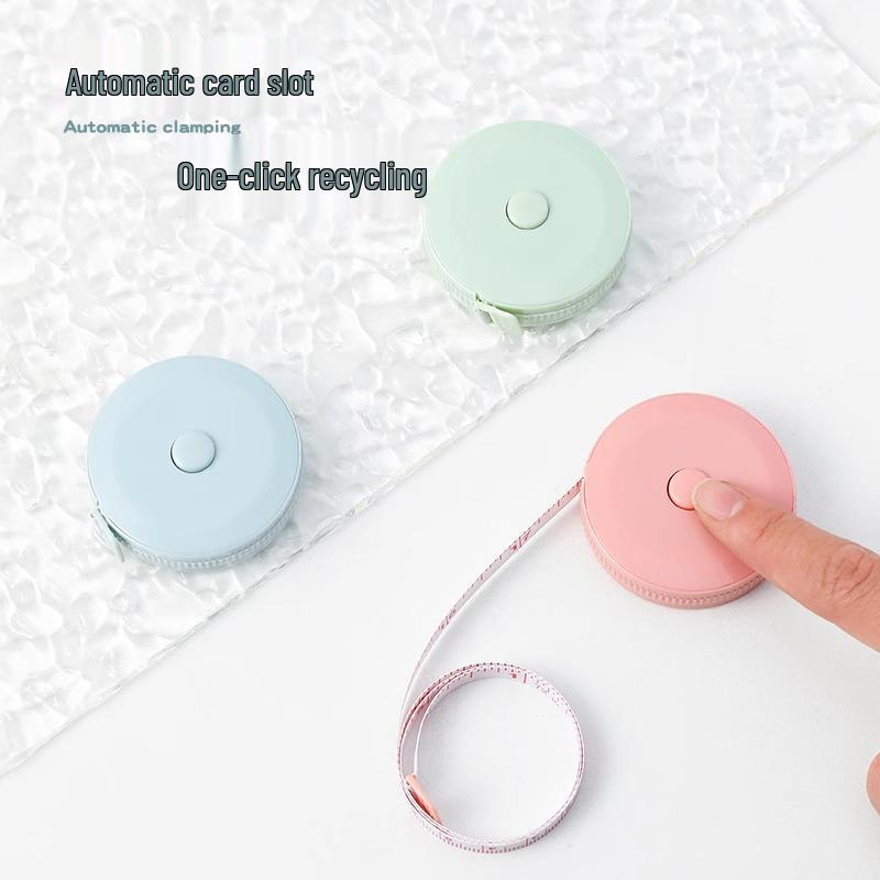 2m Portable Mini Tape Measure: Soft Ruler for Tailoring, Clothing, & Children's Height. Compact & Multi-functional.
