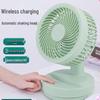 Compact Rechargeable Desktop Fan with Long Battery Life & Oscillation for Office Workers