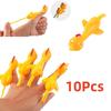 10-30Pcs Fun Soft Plastic Finger Catapult Chicken Game Birthday Party Gift Piñata Filler Back To School Gift Prize Pack Toy