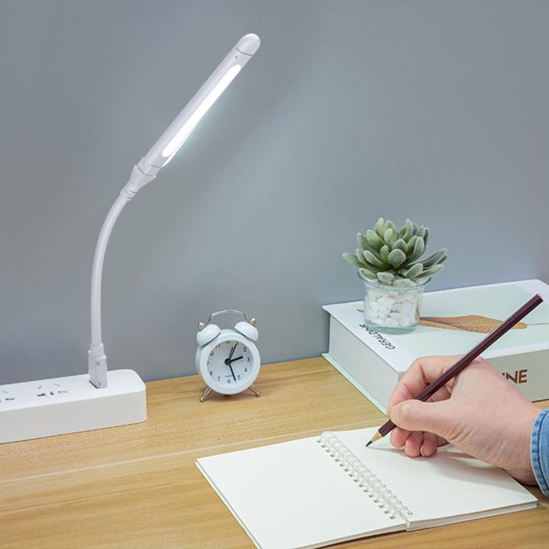 Mini Usb Led Night Light 8Leds Book Lamp Extension Pole Plug Adapter For Reading Notebook Power Bank Type-C And Usb Interfaces