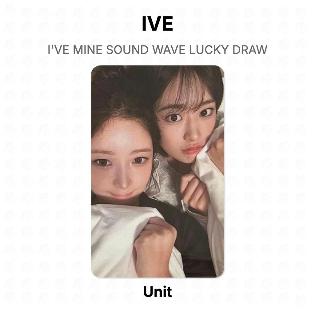 IVE I'VE MINE SOUND WAVE LUCKY DRAW Official Photocard