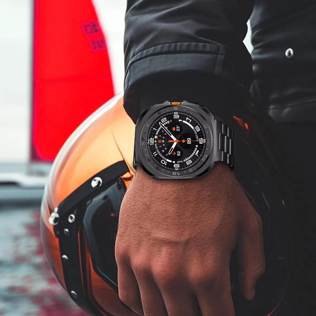 Metal Case For Samsung Galaxy Watch Ultra 2025 Case Accessories Hard Frame Metal Case for Samsung Galaxy Watch 7 Ultra 47mm