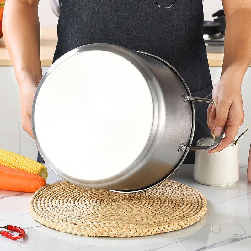 HUIHUADU Europäischer Stil 304 Edelstahl Suppentopf