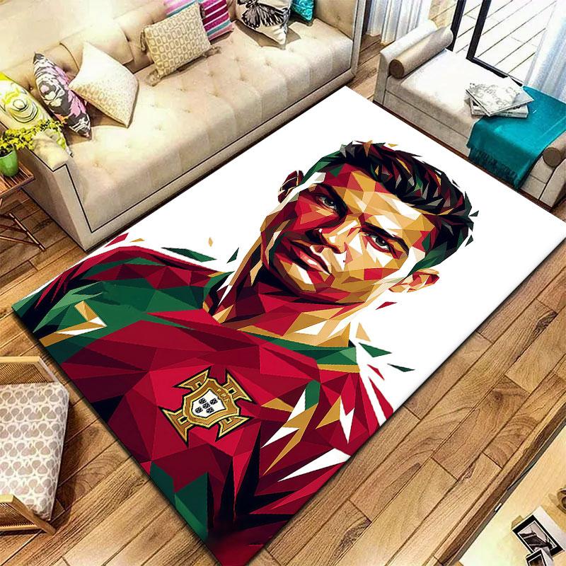 CR7 Cristiano Ronaldo Carpet Rug for Living Room Bedroom Home Sofa Decoration,Kids Play Non-slip Floor Mat