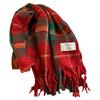 New Christmas red scarf women's winter high-end plaid imitation cashmere shawl atmosphere versatile scarf