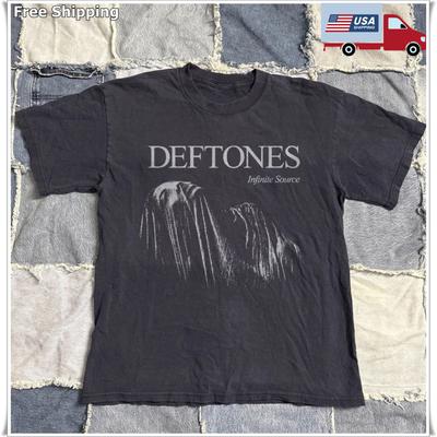 Deftones Rockband T-Shirt, Unisex Schwarzes T-Shirt, Größe S-5XL