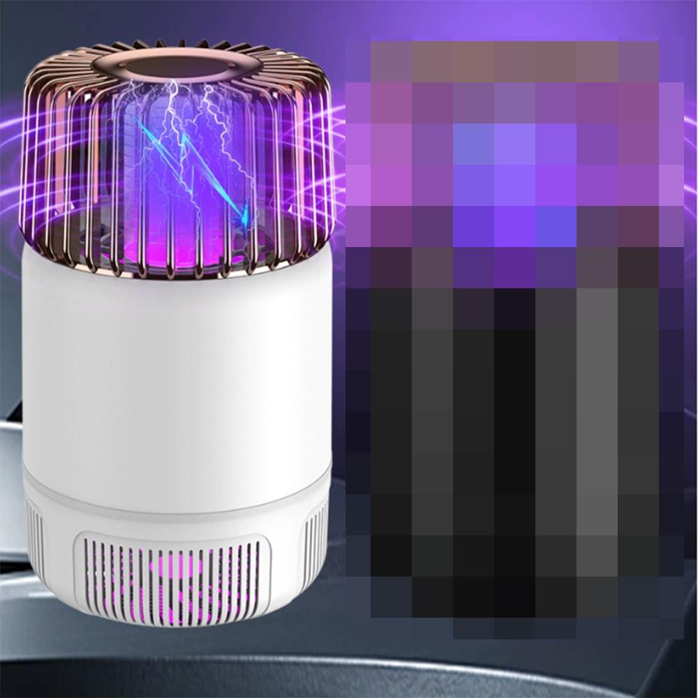 Светодиодный отпугиватель комаров Ловушка для комаров Уничтожитель насекомых Отпугиватель вредителей Отпугиватель насекомых в машине/комнате белый