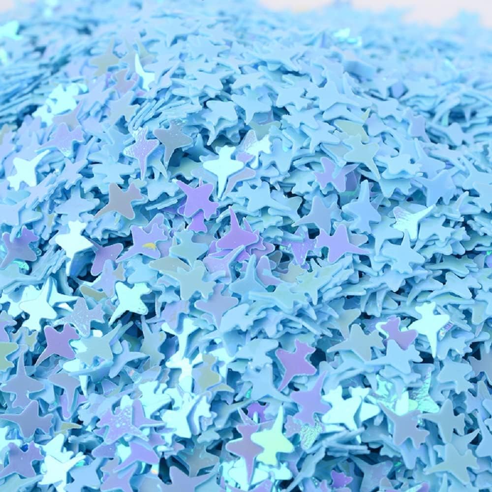 2000 Pcs Airplane Party Glitter PVC Confetti for DIY Mold Art Nail Artwork Holiday Engagement Wedding Baby Shower Party Decor, Boy Birthday Party