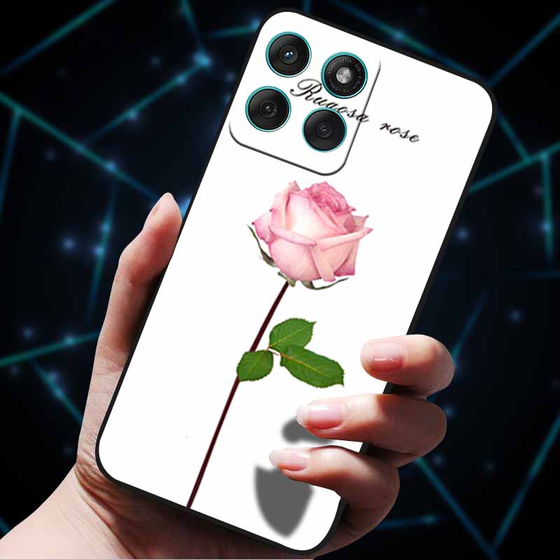 For Motorola Edge 60 Fusion Case 60Stylus 3D Flowers Emboss Phone Cases for Moto Edge 60 PRO Stylus Back Soft Silicone Bumper