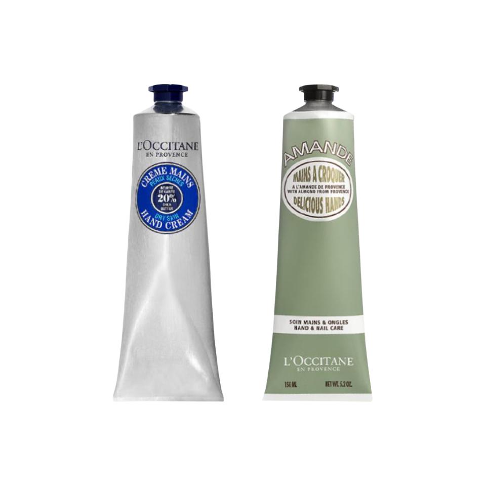 L occitane Hand Cream Trio 150ml+150ml Shea Hand Cream 150ml+Sweet Almond Hand Cream 150m