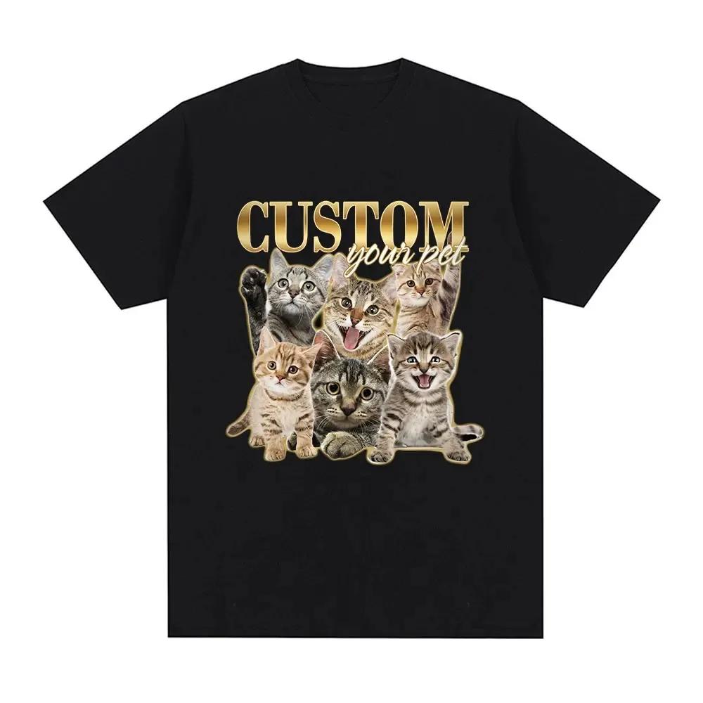 T-shirt Professionnel Mangeur de Chatte Drôle Amoureux des Chats T-shirt Mode Femme T-shirt Décontracté Grand Vêtements de Rue