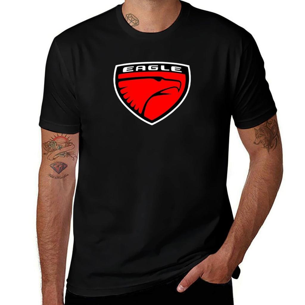 Eagle Talon Red Tshirt Festival Casual Short Sleeve