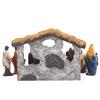 Nativity Set Realistic Hand Painted Nativity Scene Resin Figurine Set for Xmas Tabletop Decor