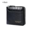 Leather Men’s Wallet Luxury Mens Purse Male Zipper Card Holders with Coin Pocket Rfid Wallets Gifts for Men Money Bag
