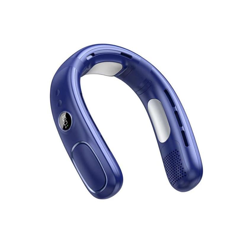 

Portable Peltier Cooling Personal Neck Fan Bladeless Air Conditioner Fan for Outdoor Sports Hands Free Wearable Mini Fan