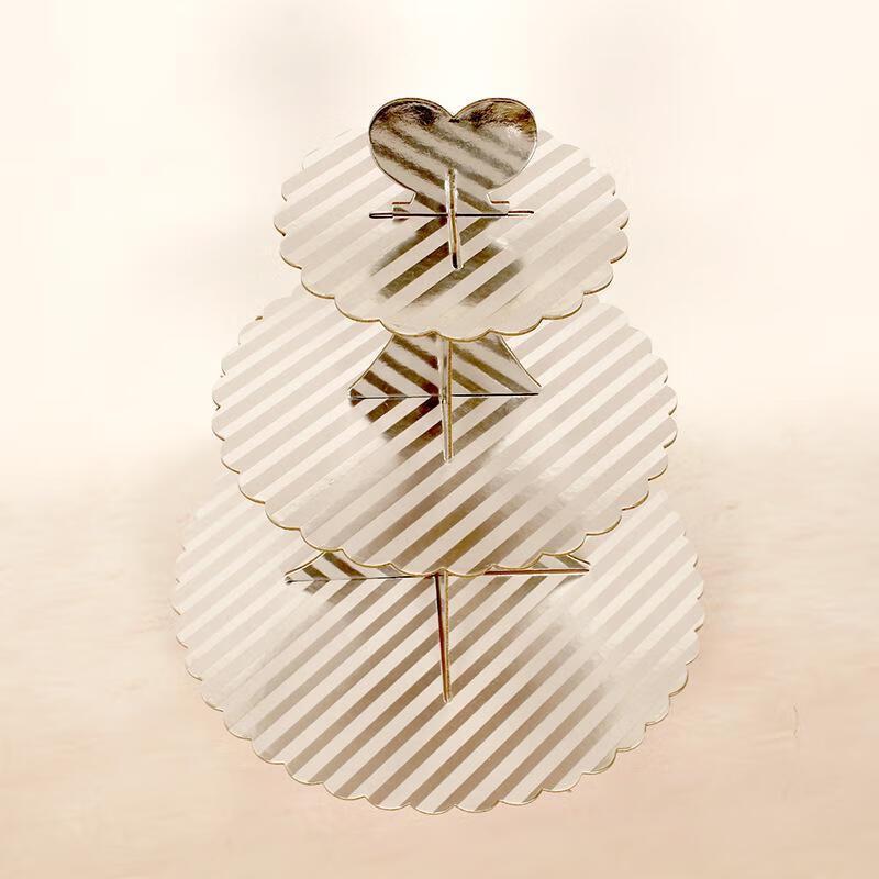 Disposable 3-Tier Dessert Display Stand