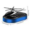 Solar Powered Helicopter Air Freshener for Car Long Lasting Fragrances Diffusers Ornament Car Decoration for Auto