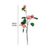 Artificial Apples Branch Silk Fabric Fake Fruit Plant Branch Decor for Garden Restaurant Bedroom Green