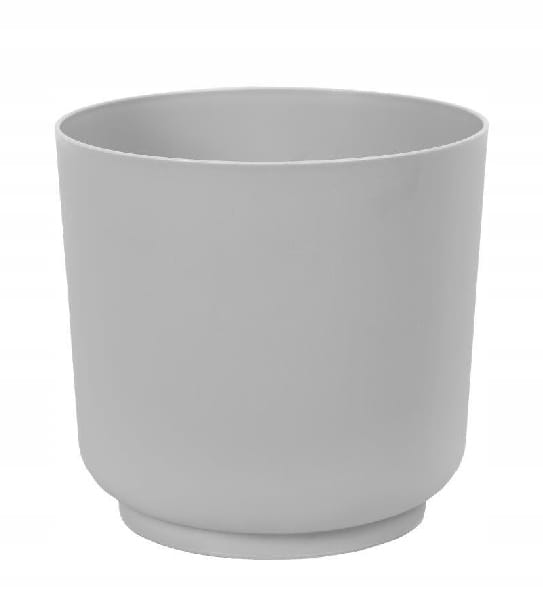 Plastic Flowerpot 13x125cm Platinum Matte
