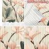 Set Of 2 Flat Printing Curtains Without Rod Floral Spring Design Holiday April Fools Is Day Printed Semi Curtain With Light Filtering Polyester