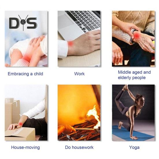 Ochranný náramek na zápěstí Tlumící potítko Gym Fitness Ortéza na zápěstí Prodyšný Nastavitelný sportovní náramek pro muže Ženy