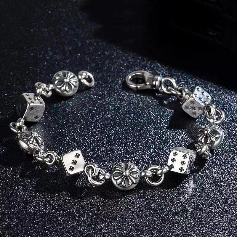 JYL TS Bracelet  Blue Eye Style Enhances Insight & Protection Carved dice 17cm мальвовый