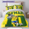 Neymar Jr Rašto Lovatiesė, Antklodės Komplektas Antklodės Užvalkalas Pagalvės Užvalkalas Namų Gimtadienio Dovana(1 * antklodės užvalkalas + 2 * pagalvės užvalkalai, be šerdies)